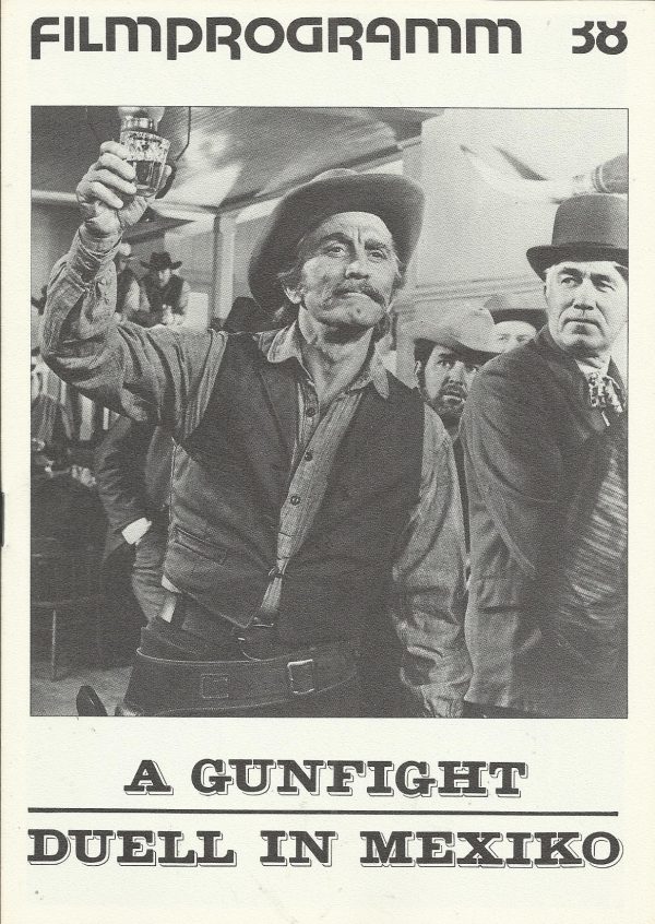 38: A Gunfight - Duell in Mexiko ( Lamont Johnson ) Kirk Douglas, Johnny Cash, Jane Alexander, Raf Vallone, Karen Black, Dana Elcar, Keith Carradine, Eric Douglas, Philip L. Mead, John J. Wallwork, Robert J. Wilke, George le Bow, James don Cavasos, Paul L