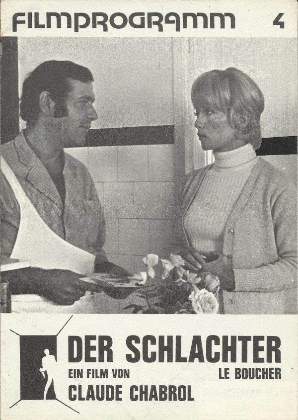 04: Der Schlachter ( Claude Chabrol )Stephane Audran, Jean Yanne, Roger Rudel, Mario Beccaria, William Guerault, Antonio Passalia, Pascale Ferone