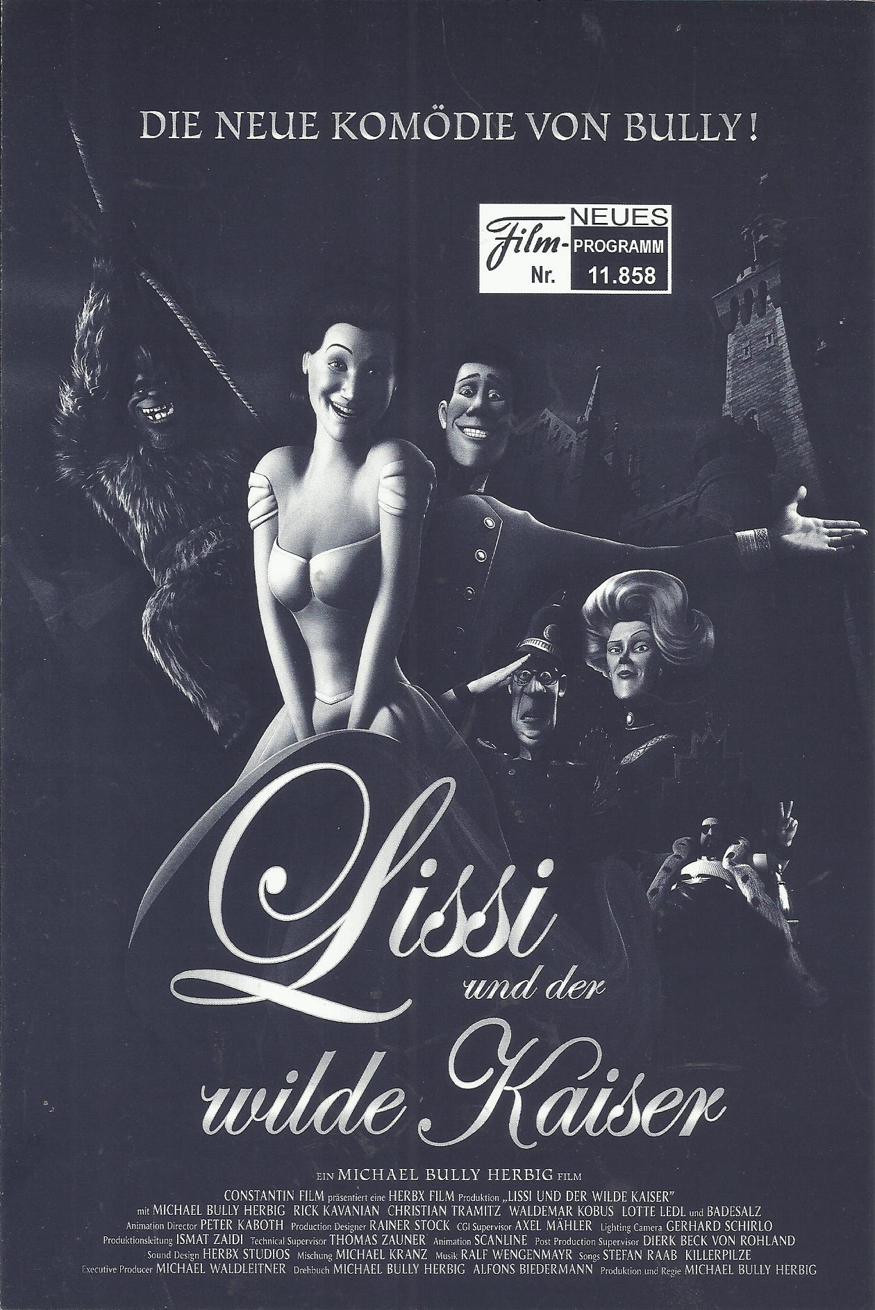 11858: Sissi und der wilde Kaiser ( Michael Bully Herbig ) Christian Tramitz, Rick Kavanian, Lotte Ledl, Waldemar Kobus, Rick Kavanian