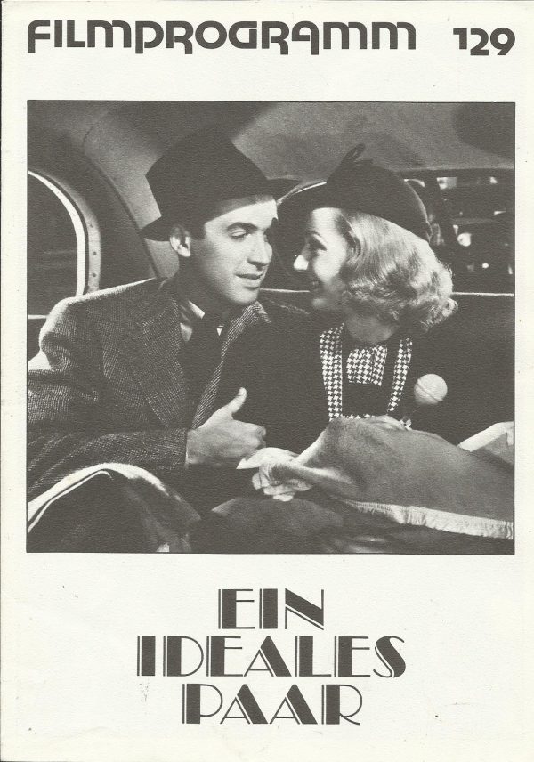 129: Ein ideales Paar ( John Cromwell ) Carole Lombard, James Stewart, Charles Coburn, Lucille Watson, Eddie Quillan, Alma Kruger, Ruth Weston, Donald Briggs, Harry Davenport, Esther Dale, Russell Hopton, Ward Bond, Olin Howland, Fern Emmett, Louise Beave