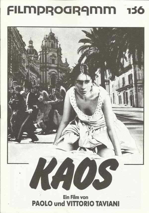 136: KAOS ( Paolo Taviani, Vittorio Taviani ) Margarita Lozano, Orazzio Torrisi, Carlo Cartier, Claudio Bigagli, Enrica Maria Modugno, Anna Malvica, Massimo Bonetti, Ciccio Ingrassia, Franco Franchi, Biagio Barone, Salvatore Rossi, Franco Scaldati, Pasqua