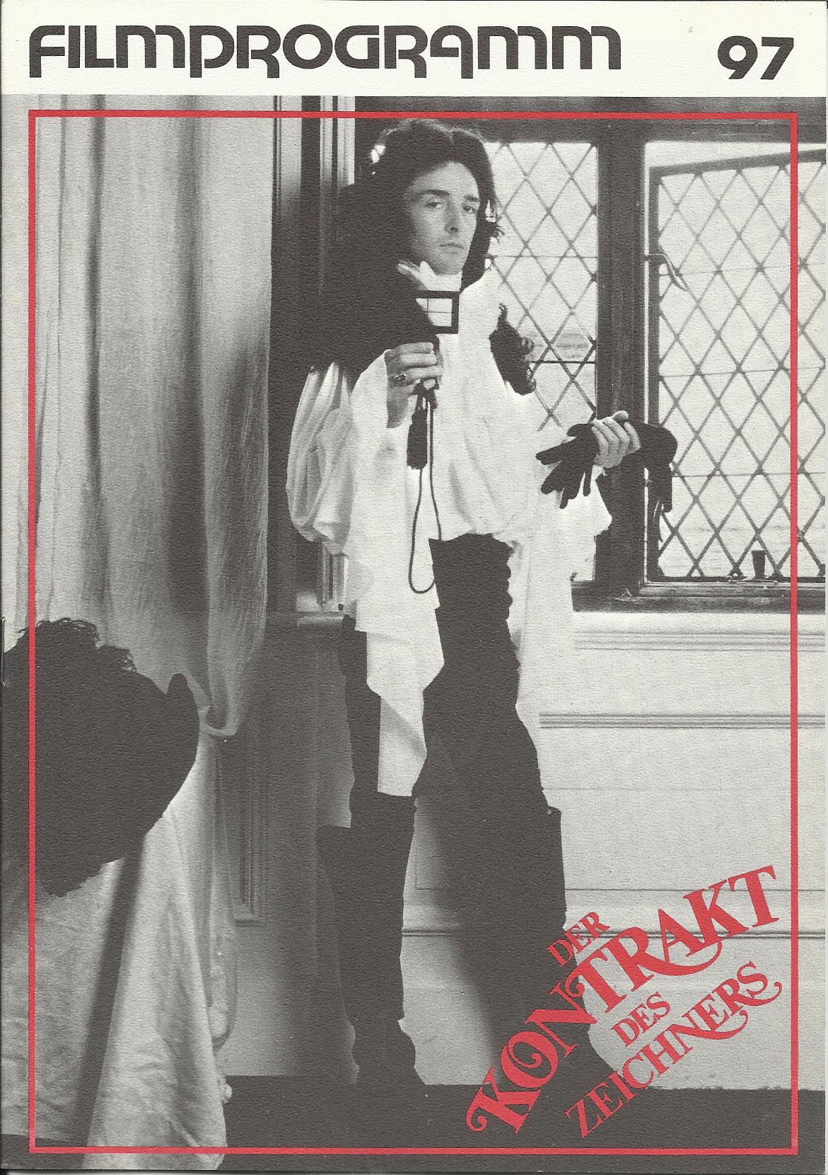 97: Der Kontrakt des Zeichners ( Peter Greenaway ) Anthony Higgins, Janet Suzman, Anne Louise Lambert, Hugh Fraser, Neil Cunningham, Dave Hill, David Gant, David Meyer, Tony Meyer, Nicholas Amer, Suzan Crowley, Lynda Marchal, Michael Feast, Alastair Cummi