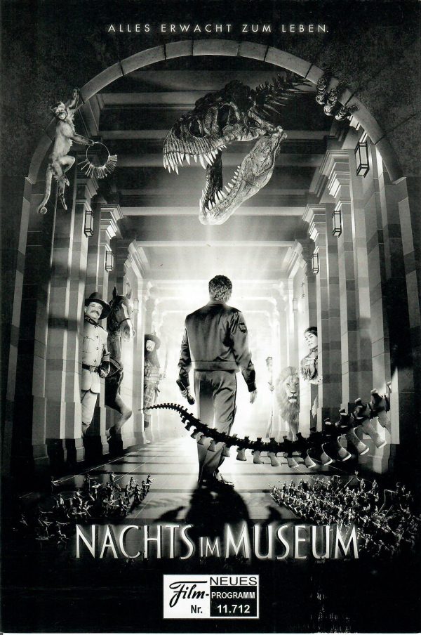 11712: Nachts im Museum ( Shawn Levy ) Ben Stiller, Carla Gugino, Dick van Dyke, Bill Cobbs, Robin Williams, Jack Cherry, Rick Gervais, Patrick Gallagher, Mickey Rooney, Owen Wilson, Lou Torres,