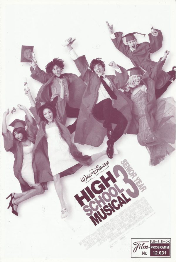 12031: High School Musical 3 ( Walt Disney ) Zac Efron, Vanessa Anne Hudgens, Ashley Tisdale, Lucas Grabeel, Corbin Bleu, Monique Coleman, Bart Johnson, Olesya Rulin, Chris Warren Jr., Ryne Sanborn, Kaycee Stroh, Alyson Reed, Matt Prokop
