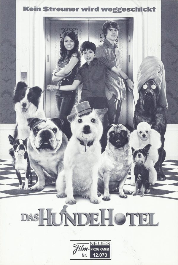 12073: Das Hundehotel ( Thor Freudenthal ) Emma Roberts, Jake T. Austin, Kyla Pratt, Lisa Kudrow, Kevin Dillon, Don Cheadle, Johnny Simmons, Troy Gentile, Ivan Reitman