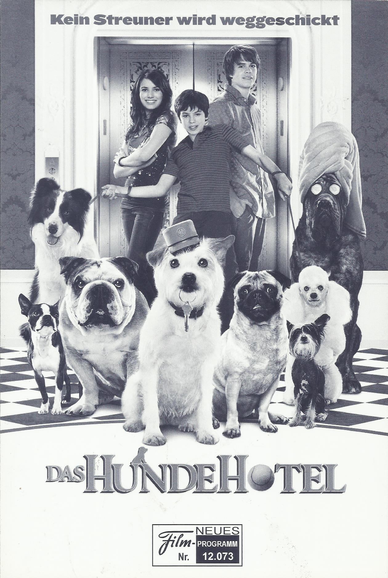 12073: Das Hundehotel ( Thor Freudenthal ) Emma Roberts, Jake T. Austin, Kyla Pratt, Lisa Kudrow, Kevin Dillon, Don Cheadle, Johnny Simmons, Troy Gentile, Ivan Reitman