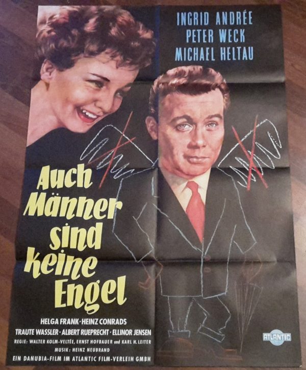 Auch Männer sind keine Engel ( Heinz Neubrand ) Ingrid Andree, Peter Weck, Michael Heltau, Helga Frank, Heinz Conrads, Traute Wassler ( A 1 )