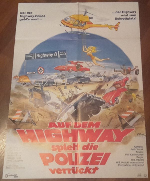 Auf dem Highway spielt die Polizei verrückt ( H. B. Halicki ) Hoyd Axton, Lang Jeffries, Marion Busa, Judi Gibbs ( A 1 )