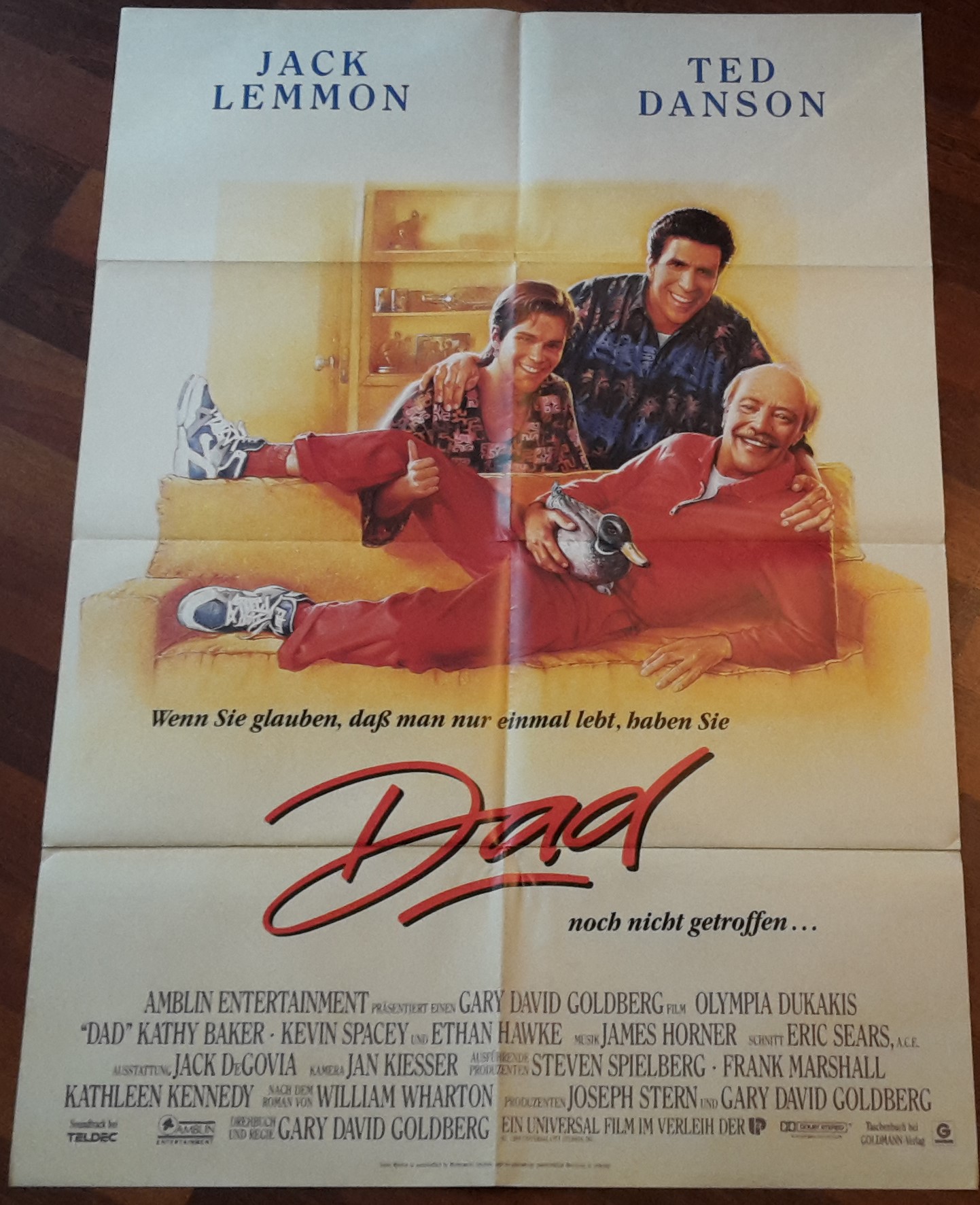 Dad noch nicht getroffen ... ( Gary David Goldberg ) Jack Lemmon, Ted Danson, Kathy Baker, Kevin Spacey, Ethan Hawke ( A 1 )