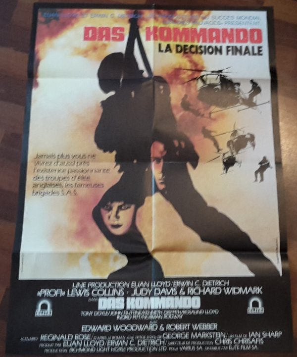 Das Kommando ( Euan Lloyd / Erwin C. Dietrich ) Lewis Collins, Richard Widmark, Judy Davis ( A 1 )