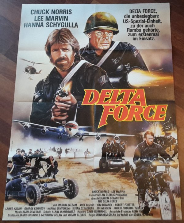 Delta Force ( Menahem Golan ) Chuck Norris, Lee Marvin, Hanna Schygulla, Martin Balsam ( A 1 )