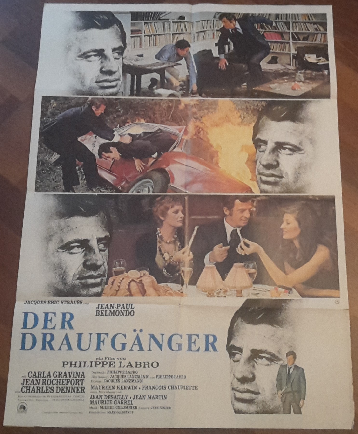 Der Draufgänger ( Philippe Labro ) Jean Paul Belmondo, Carla Gravina, Jean Rochefort, Charles Denner ( A 1 )