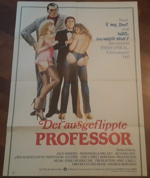 Der ausgeflippte Professor ( Ennio Morricone ) Ryan O´ Neal, Jack Warden, Mariangela Melato, Richard Kiel ( A 1 )