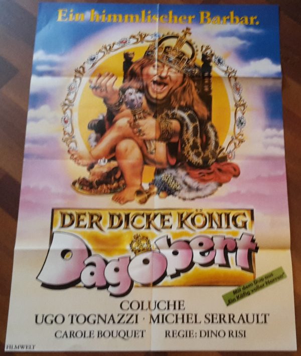 Der dicke König Dagobert ( Dino Risi ) Coluche, Ugo Tognazzi, Michel Serrault, Carole Bouquet ( A 1 )