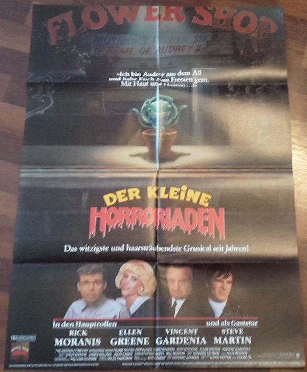Der kleine Horrorladen ( Frank Oz ) Rick Moranis, Ellen Greene, Vincent Gardenia, Steve Martin, James Belushi, John Candy, Bill Murray ( A 1 )
