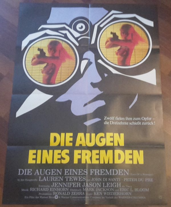 Die Augen eines Fremden ( Ken Wiederhorn ) Jennifer Jason Leigh, Lauren Tewes, John di Santi, Peter du Pre ( A 1 )