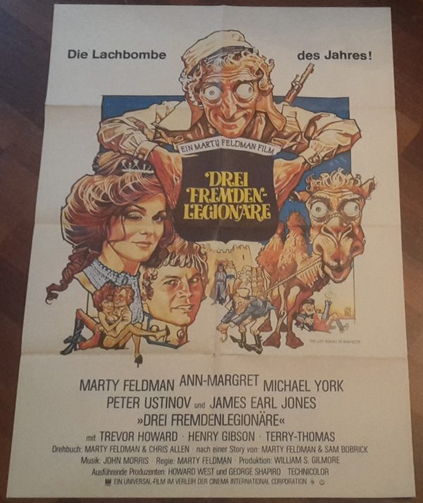 Drei Fremdenlegionäre ( Marty Feldman ) Ann Margret, Michael York, Peter Ustinov, James Earl Jones, Trevor Howard, Henry Gibson ( A 1 )