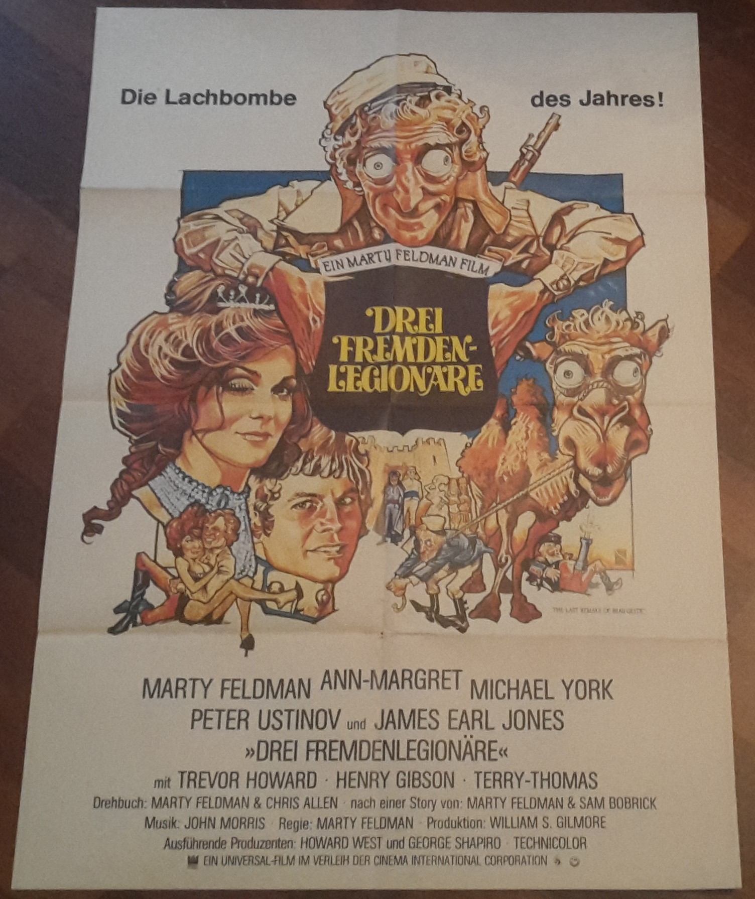 Drei Fremdenlegionäre ( Marty Feldman ) Ann Margret, Michael York, Peter Ustinov, James Earl Jones, Trevor Howard, Henry Gibson ( A 1 )