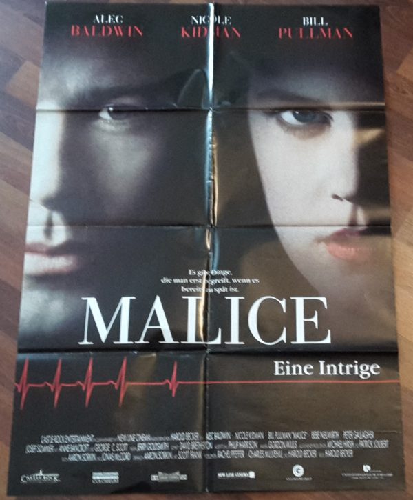 Malice - Eine Intrige ( Harold Becker ) Nicole Kidman, Alec Baldwin, Bill Pullman ( A 1 )