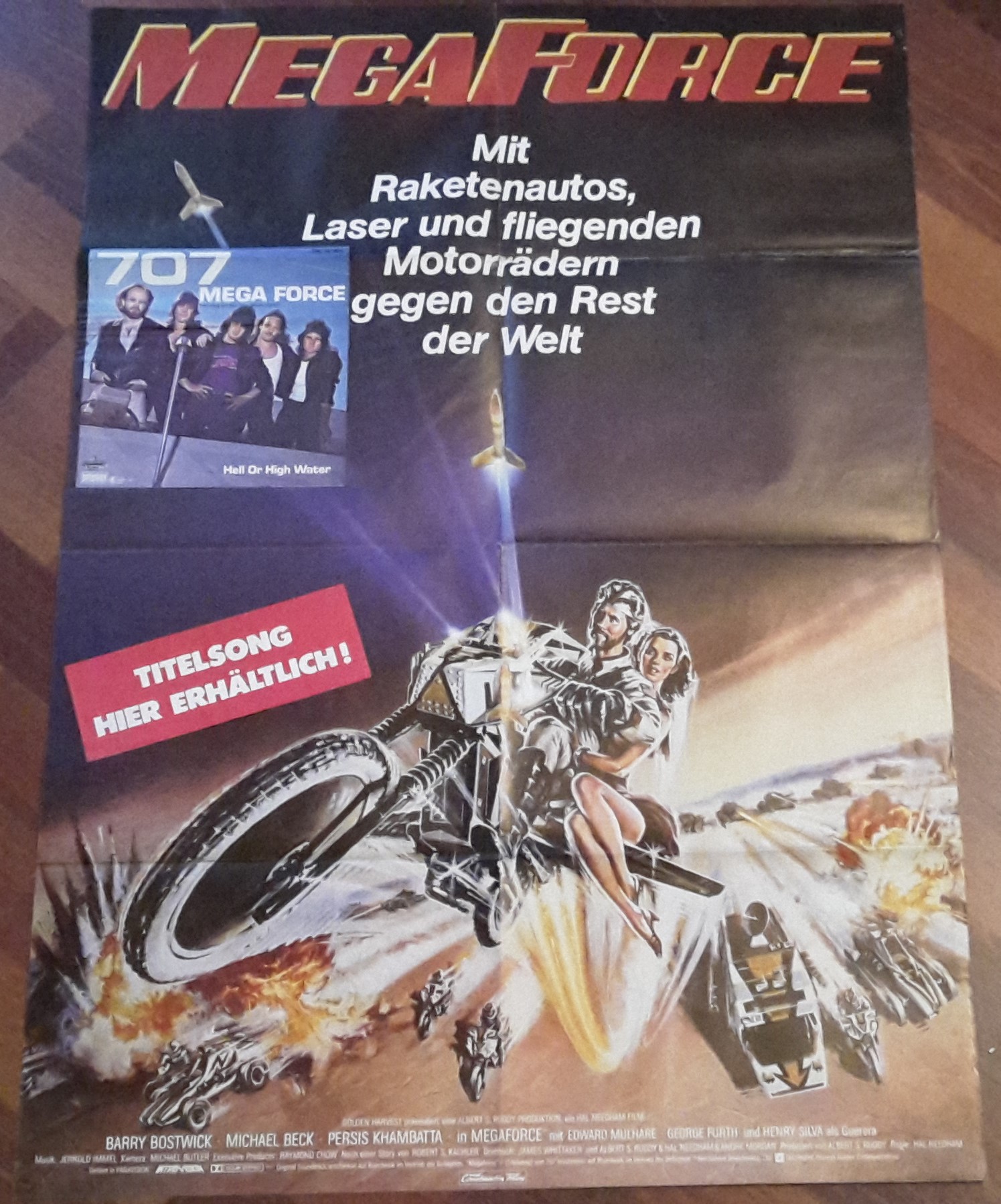 Mega Force ( Nel Needham ) Barry Bostwick, Michael Beck, Persis Khambatta, Edward Mulhare, Henry Silva ( A 1 )
