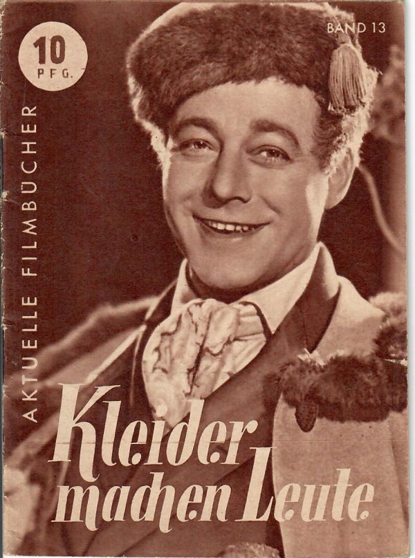13: Kleider machen Leute ( Helmut Käutner ) Heinz Rühmann, Hertha Feiler, Hilde Sessak, Aribert Wäscher, Olga Limburg, Fritz Odemar,