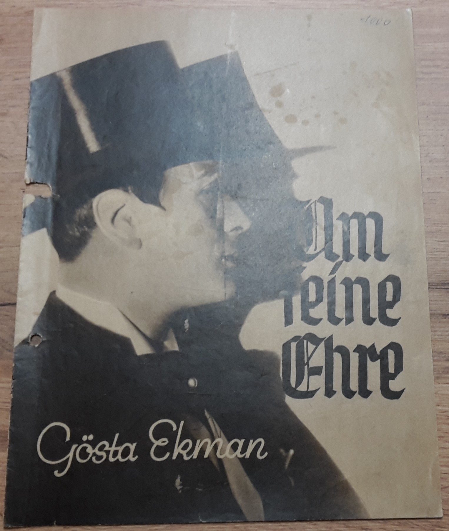 1000: Um seine Ehre ( Gösta Ekman ) La Jana, Hans Albers, Karin Swanström,