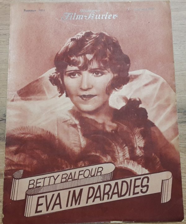 1068: Eva im Paradies ( Denison Clifft ) Betty Balfour, Alexander d´Arcy, Winter Hall, Joseph Striker,