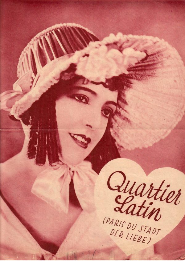 1149: a: Quartier Latin ( Paris du Stadt der Liebe ) Carmen Boni, Iwan Petrovich, Gina Manes, Helga Thomas, Gaston Jacquet,