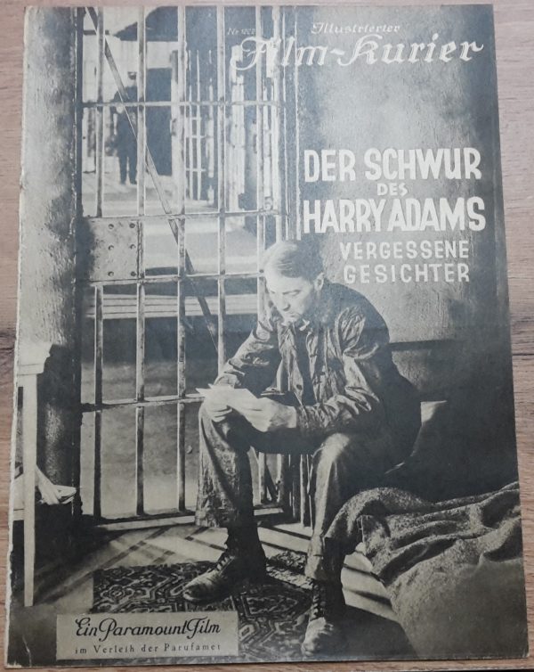 1222: Der Schwur des Harry Adams - Vergessene Gesichter ( Adolph Zukor ) William Powell, Clive Brook, Olga Baclanova, Mary Brian, Jack Luden, Fred Kohler,