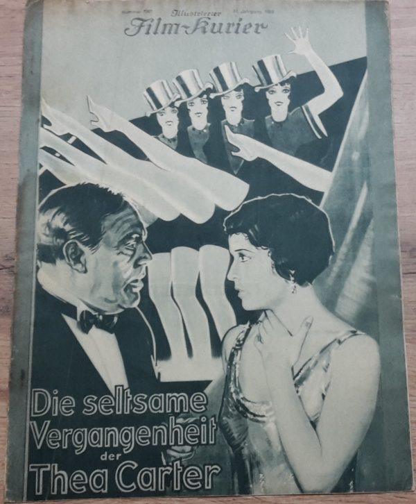 1267: Die seltsame Vergangenheit der Thea Carter ( Ernst Laemmle ) Olaf Fönss, June Marlowe, Inge Landgut, Olga Engl, Ernst Stahl Nachbaur, Hermann Vallentin, Camilla von Hollay, Charles Charlia,