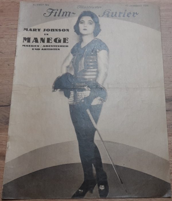 793: Manage ( Masken Abenteuer und Artisten ) ( Max Reichmann ) Mary Johnson, Raimondo van Riel, Ernest van Düren, Kurt Gerron, Lucie Höflich, Valerie Boothby, Alexander Murski,