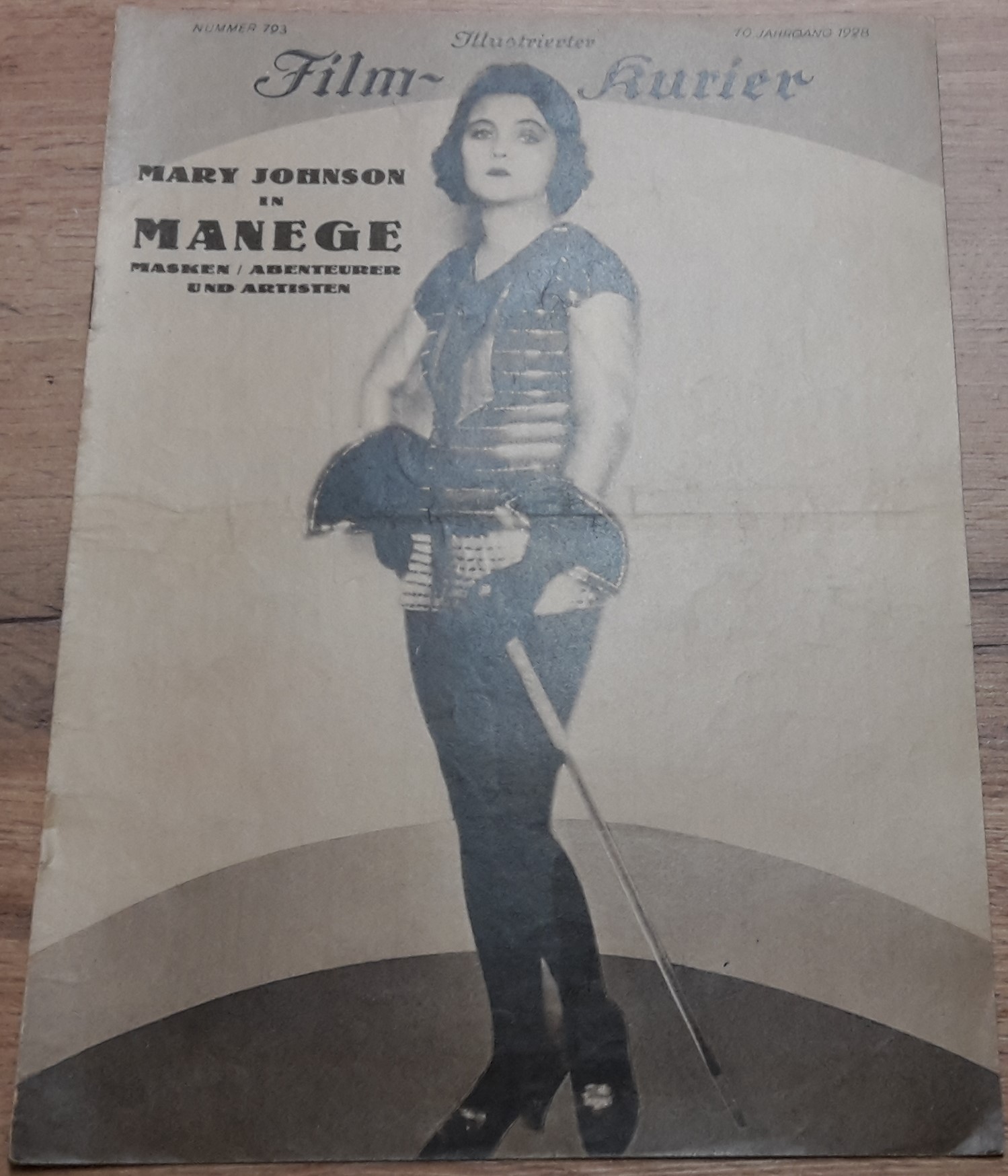 793: Manage ( Masken Abenteuer und Artisten ) ( Max Reichmann ) Mary Johnson, Raimondo van Riel, Ernest van Düren, Kurt Gerron, Lucie Höflich, Valerie Boothby, Alexander Murski,