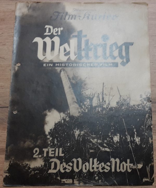 809: a: Der Weltkrieg ( 2. Teil Des Volkes Not ) ( Leo Lasko ) Kämpfe, Tote, Marine, Lebensmittel, Rotes Kreuz usw...