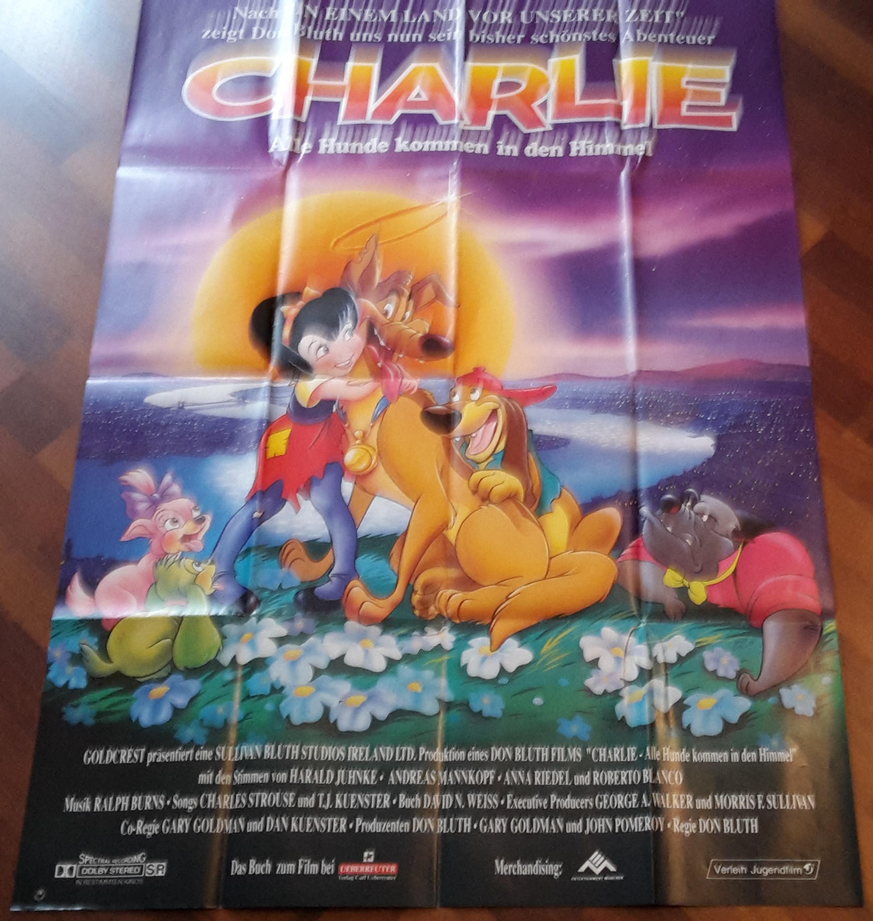 Charlie - Alle Hunde kommen in den Himmel ( Don Bluth ) ( Zeichentrick ) Harald Juhnke, Roberto Blanco, Anna Riedel, Andreas Mannkopf ( A O )