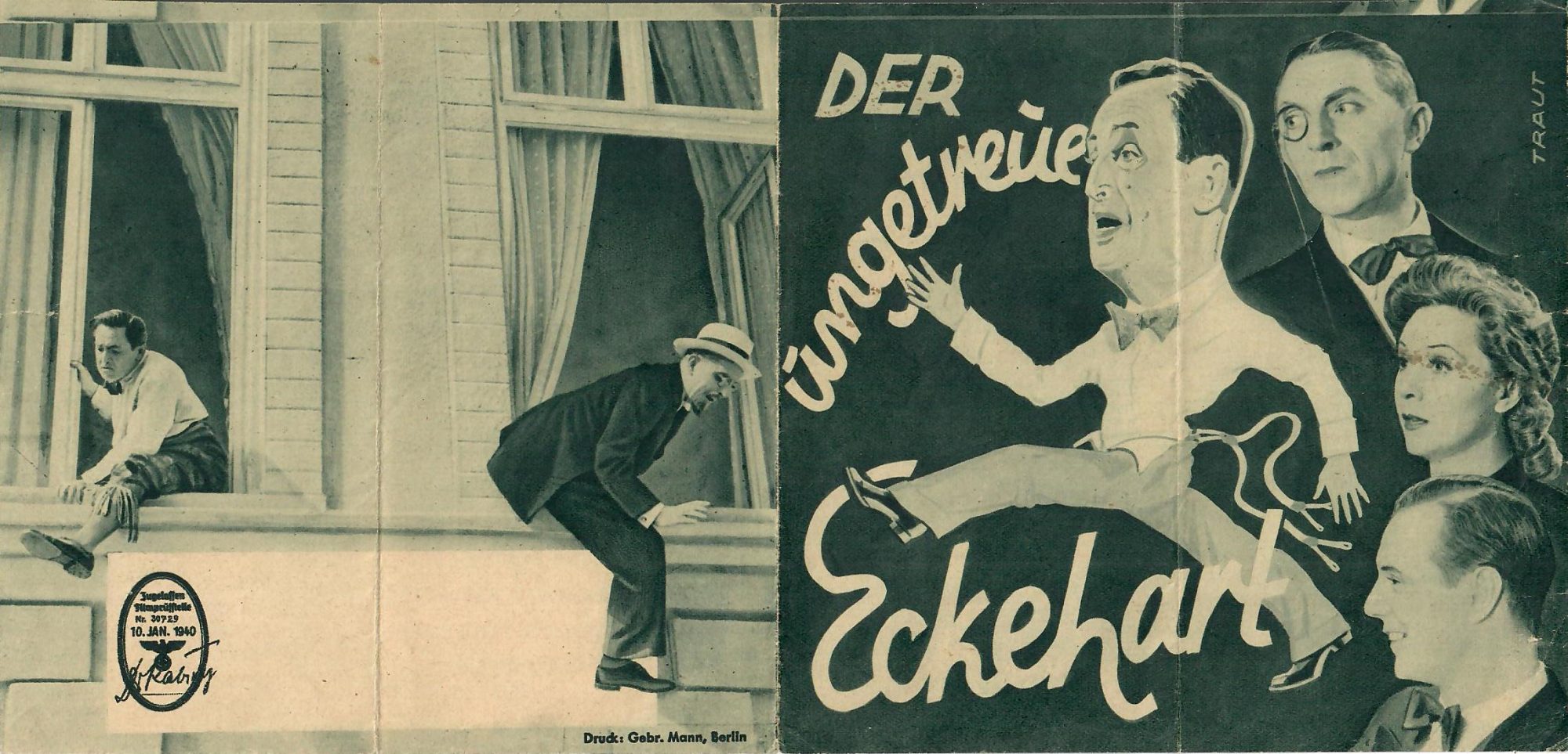 Der ungetreue Eckhart ( Hubert Marischka ) Hans Moser, Theo Lingen, Rudi Godden, Lucie Englisch, Else Elster, Hedwig Bleibtreu,