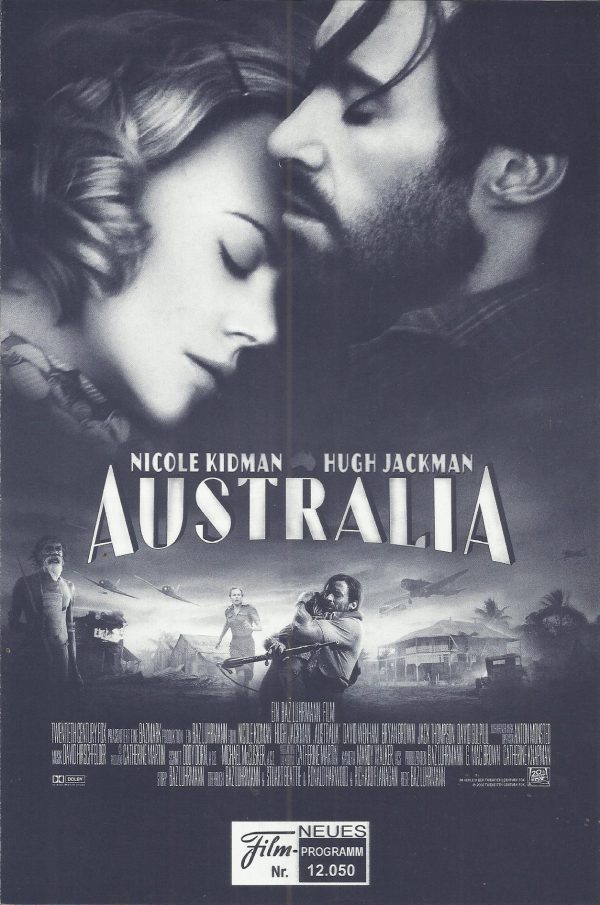 12050: Australia ( Baz Luhrmann ) Nicole Kidman, Hugh Jackman, David Wenham, Bryan Brown, Jack Thompson, Essie Davis, David Gulpilil, Ben Mendelsohn, Brandon Walters,