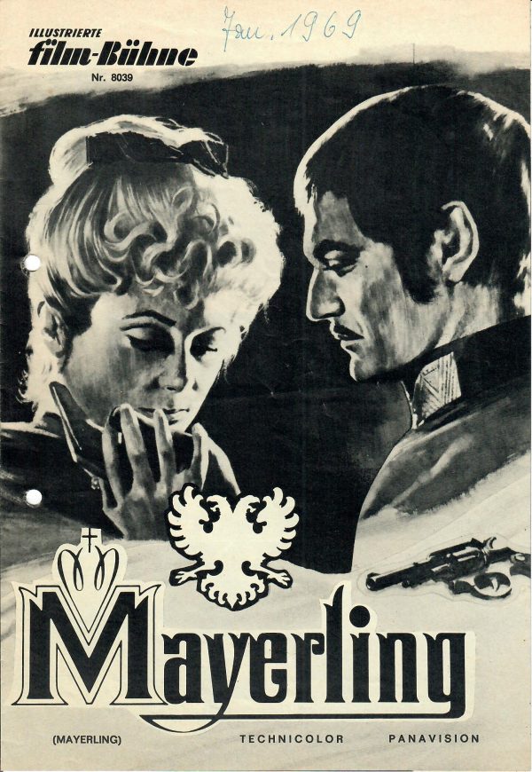 8039: Mayerling ( Terence Young ) Omar Sharif, Catherine Deneuve, James Mason, Ava Gardner, James Robertson Justice, Genevieve Page, Ivan Desny,