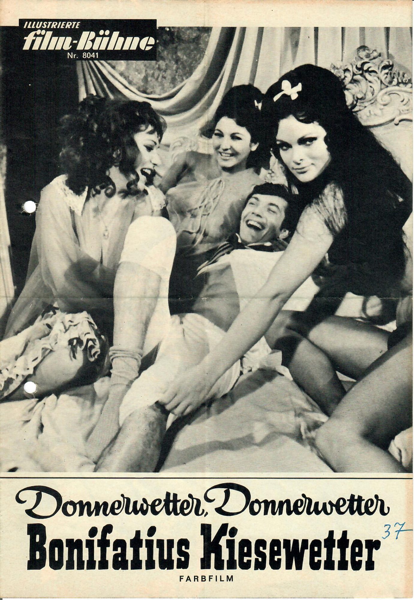 8041: Donnerwetter, Donnerwetter Bonifatius Kiesewetter ( Helmut Weiss ) Robert Christian, Paul Dahlke, Marianne Schönauer, Gretl Schörg, Loni Heuser, Petra Perry, Sissy Löwinger, Hubert von Meyerinck, Raimund Harmstorf, Christiane Rücker,