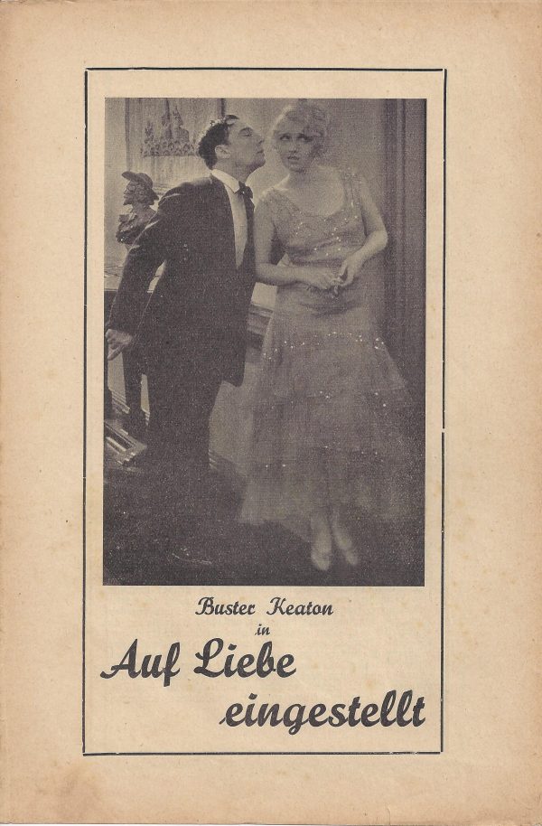 Zwischendruck: Auf Liebe eingestellt ( Edward Sedwick ) Buster Keaton, Anita Page, Trixie Friganza, Robert Montgomery, Fred Niblo,