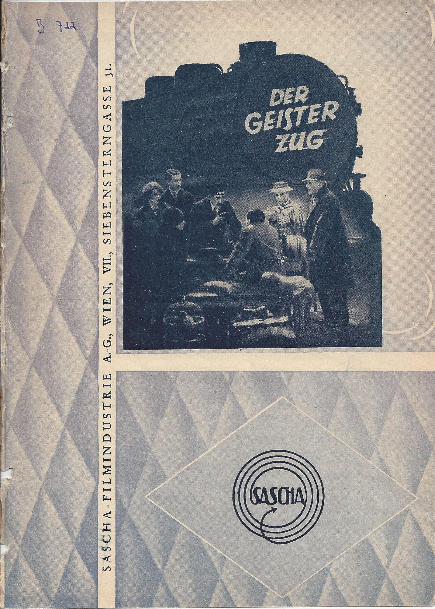 Kivur: Der Geisterzug ( Geza von Bolvary ) Ilse Bois, Louis Ralph, Guy Newall, Hilde Jennings, Ernst Verebes,