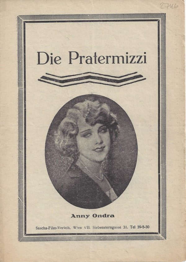 Kivur: Die Pratermizzi ( sonderbare Fahrt in der Grottenbahn ) Anny Ondra, Igo Sym, Nita Naldi, Ferdinand Leopoldi, Hugo Thimig,