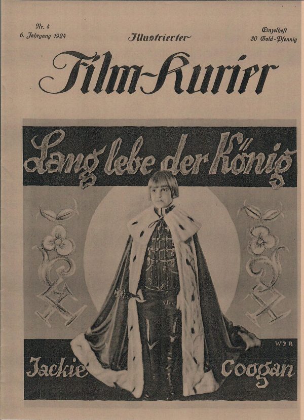 04: Lang lebe der König ( Victor Scherzinger ) Jackie Coogan, Rosemary Theby, Vera Lewis, Ruth Renick, Alan Forrest, Alan Hale, Robert Brower,