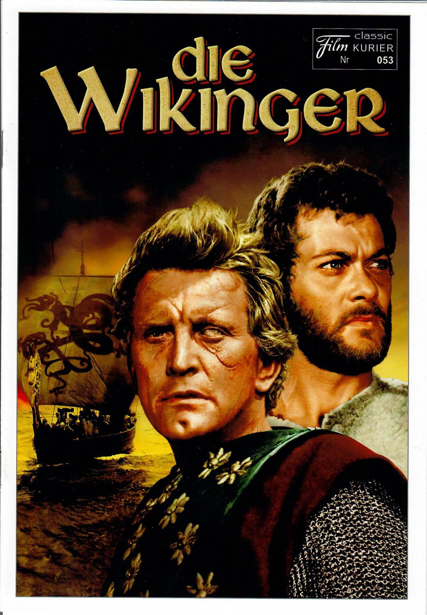 053: Die Wikinger ( The Vikings ) ( Richard Fleischer ) Kirk Douglas, Tony Curtis, Ernest Borgnine, Janet Leigh, James Donald, Alexander Knox, Maxine Audley,