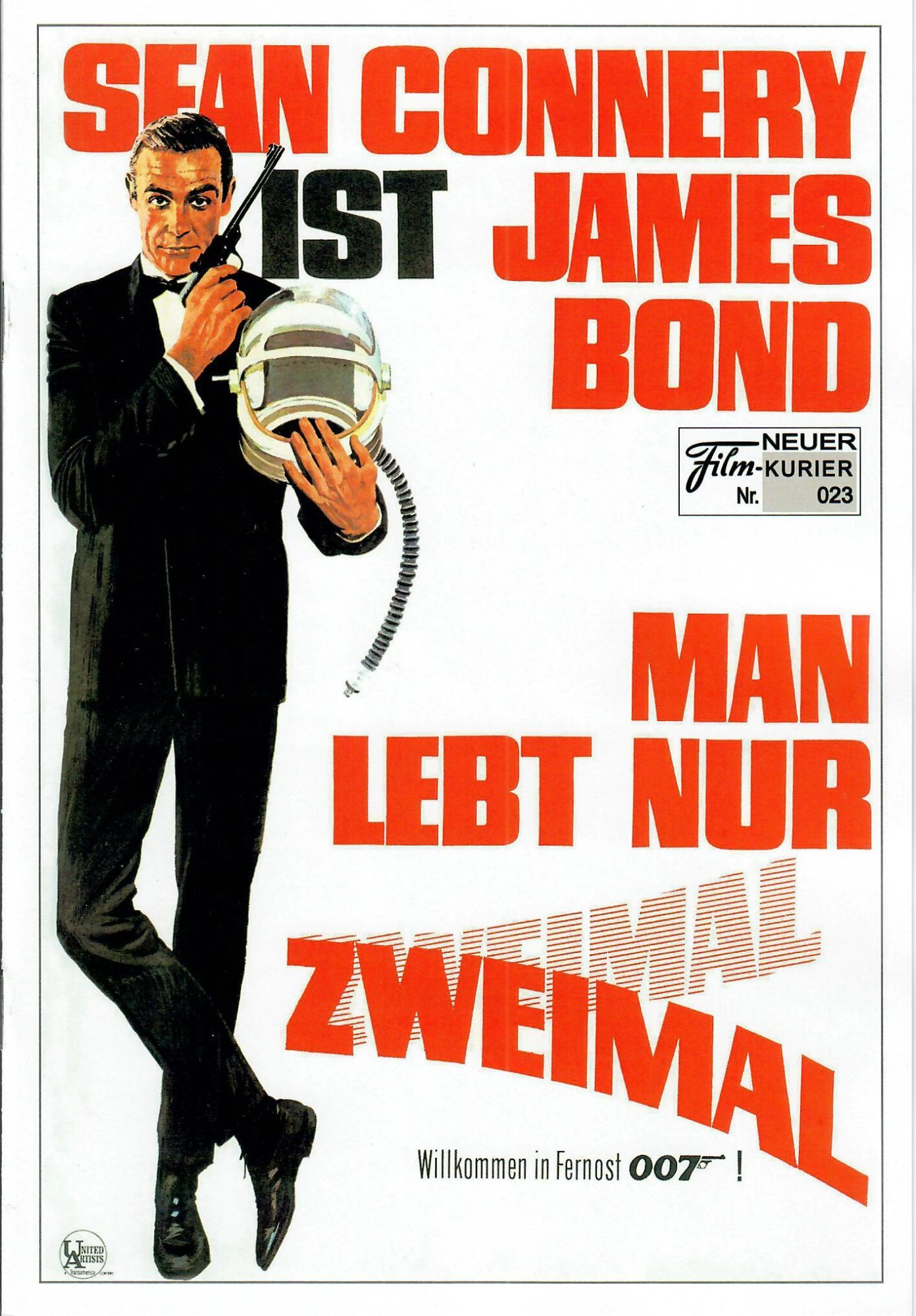 23: Man lebt nur zweimal ( James Bond ) ( Roald Dahl ) Sean Connery, Karin Dor, Donald Pleasence, Akkio Wakabayashi, Bernard Lee, Lois Maxwell, Charles Gray,
