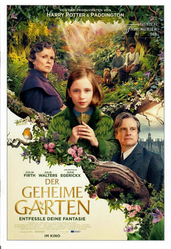 569: Der geheime Garten ( The Secret Garden ) ( Frances Hodgson Burnett ) Dixie Egerickx, Richard Hansell, David Verrey, Tommy Gene Surridge, Julie Walters, Maeve Dermody, Colin Firth, Isis Davis,