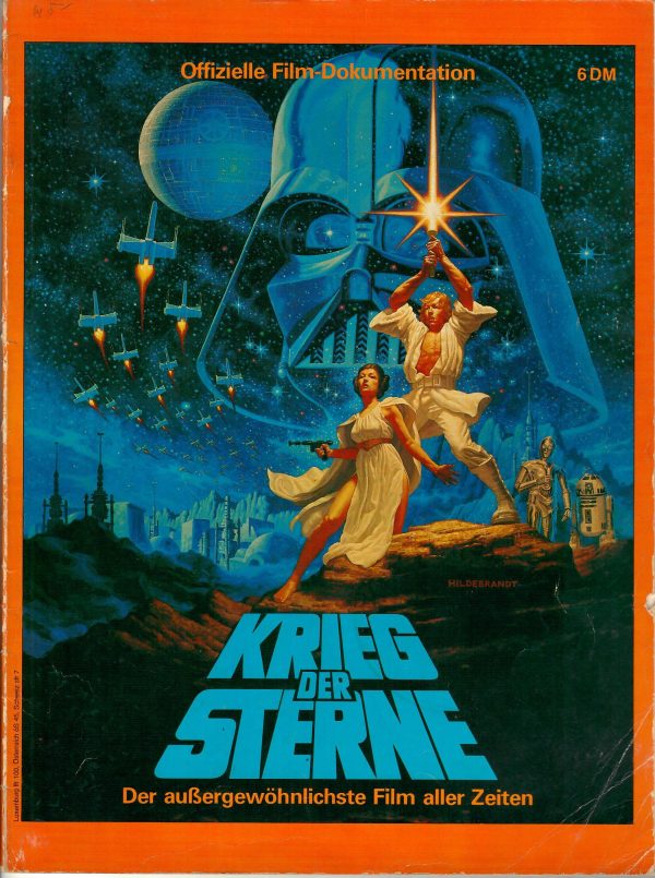 Krieg der Sterne ( Star Wars ) ( George Lucas ) Mark Hamill, Harrison Ford, Carrie Fisher, Peter Cushing, Anthony Daniels ( Sonderheft 1977 Original )