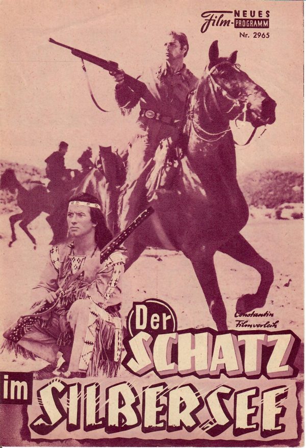 Der Schatz im Silbersee ( Karl May ) ( NFP ) ( LILA ) Lex Barker, Pierre Brice, Götz George, Karin Dor, Herbert Lom, Marianne Hoppe, Eddie Arent, Jan Sid, Ralf Wolter, Mirko Bauman,