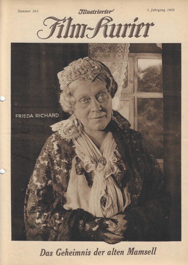283: Das Geheimnis der alten Mamsell ( Dr. Paul Merzbach ) Marcella Albani, Julia Serda, Harry Halm, Anton Pointner, Frieda Richard, Guido Schamberg, Hans Mierendorf,