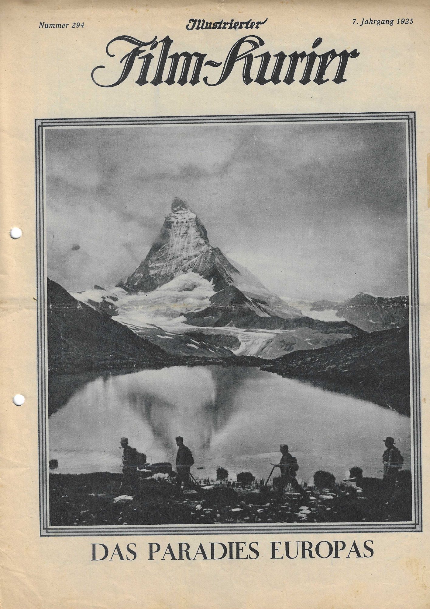294: Das Paradies Europas ( Schweiz und seine Berge ) ( Dr. Zürn ) Charles Willy Kaiser, Heyl, Dora Bergner, Mary Parker, Otto Gebühr, Herm. Leffler, Otto Kronburger,