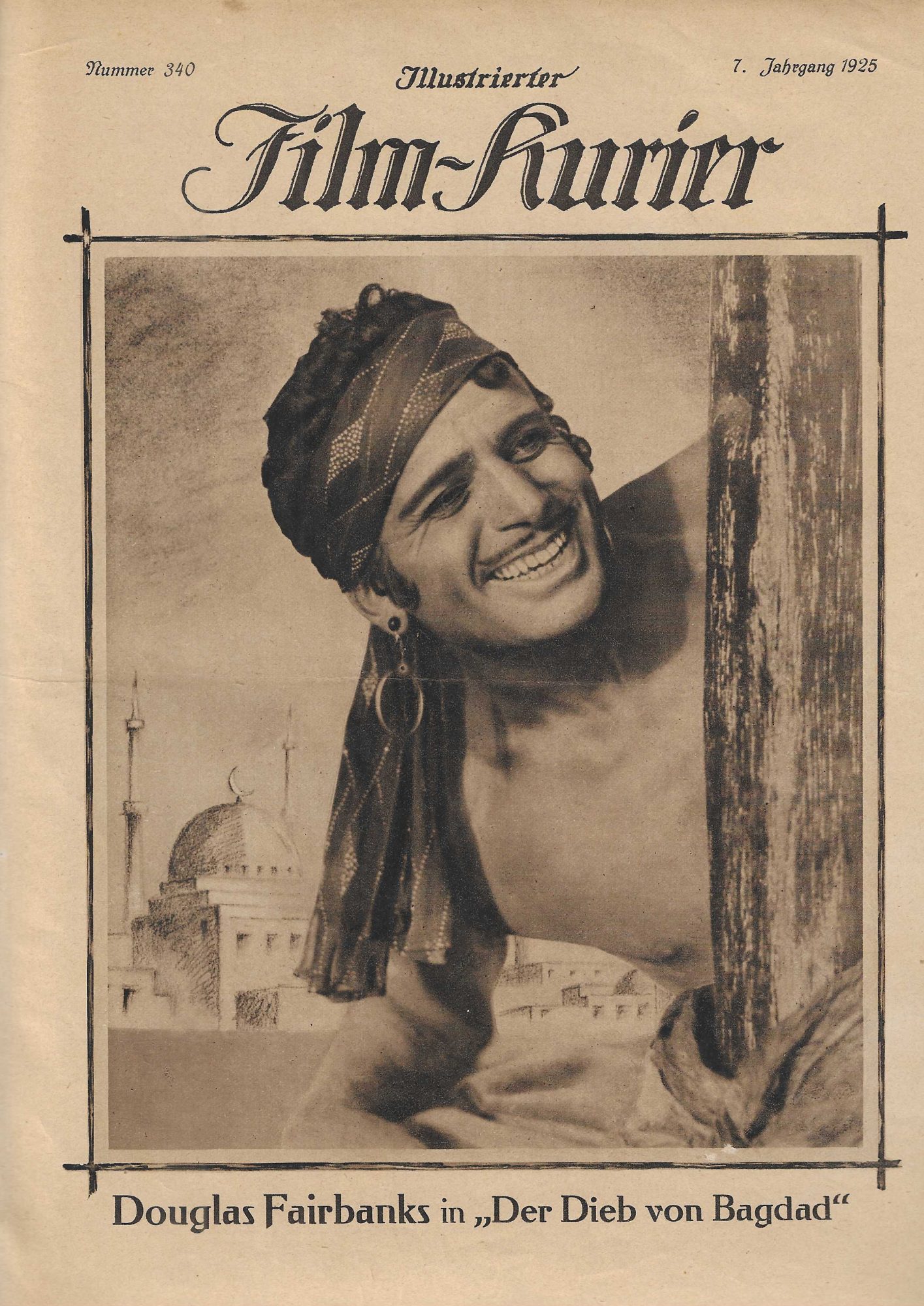 340: Der Dieb von Bagdad ( Raoul Walsh ) Douglas Fairbanks, Anna May Wong, Snits Edwards, Brandon Hurst, Julanne Johnston, So-Jin, Noble Johnson, M. Comont,